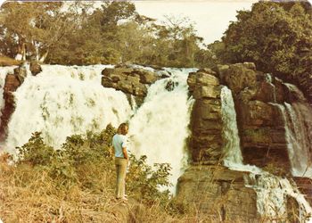 Mike mesmerised by Boali falls
