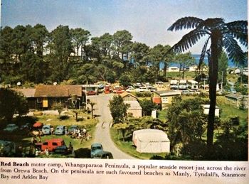 down thru Orewa and past Red Beach...1965
