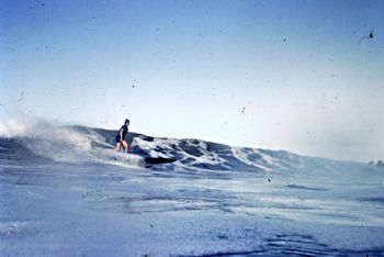 and what about paddling out on a reasonable sized swell.... and someone cuts across in front of you on one of those big old heavy boards with no legrope.....mate..gettin' smacked by one of those logs was no joke...but then again that was all part of the fun!!!!
