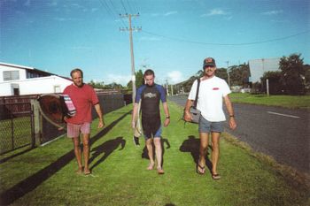 Greg Alach, Rion Boyd, and Dave Boyd...... hit an awesome  Pataua 1997
