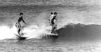 Terry Byrne and Denzil Owen - Waikanae April '66
