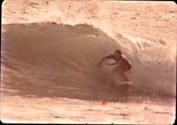 and this shot is so typical of Colins style.... surfing tight...crouched stance...full on aggression!.....another beautiful Pataua wave!!
