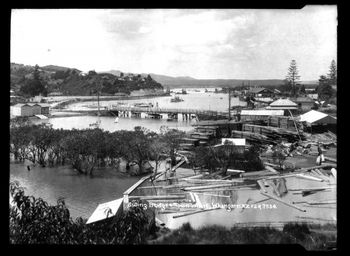 Town Basin had a swing bridge in 1948...so the yaughts could get thru.....

