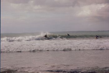 Dick Robinson..........goat boating at Waipu 2006
