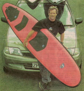 Johnny Ayton...very much involved in new surfing technology..
