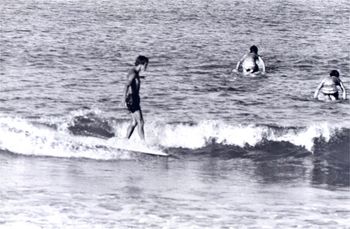 Harvey Lee...doing his stuff..Waipu..1967
