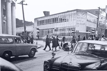 Cnr of Bank and Cameron...winter of '68 that car on the left was identical to Bruce Ryans first woody....fun times!!..
