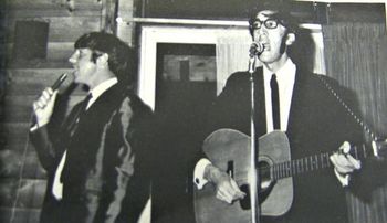 with Warren Lambert and Kevin Jobbit entertaining us.....The Chalet...Xmas 1970
