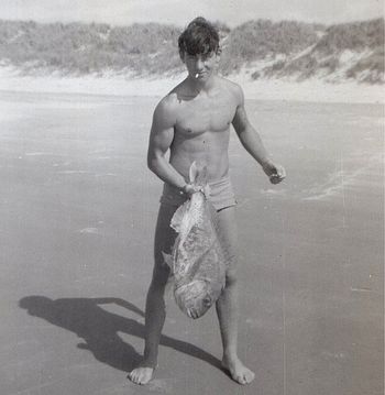 16 yr old Mike Cooney with dinner for the surf club... Man...Wayne Hutton and i were smoking 20 fags a day before i turned 15....sheeeesh!!...
