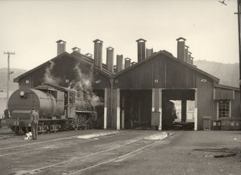Whangarei rail yards 1930s
