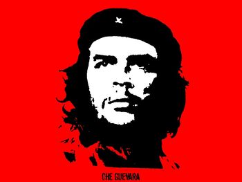 and of course, every self-respecting surfer had to have one of these hangin on the wall.....Ha!! Che Guevara.....symbol of the whole 'hippie freedom' attitude....very cool...
