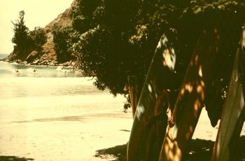 the boys playing on those little ripples in the south corner of Langs...summer of '65 Ross hiding in the shade on a hot summers day.....was such cool fun times....
