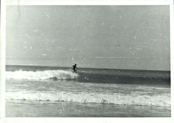 Aussie Bob Hagner...sitting pretty on a sweet Ahipara wave in the summer of '68
