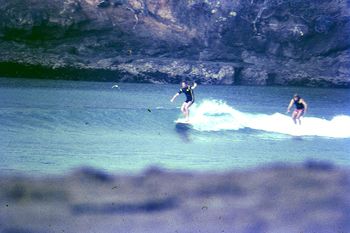 Ian Mclean and Tim Frazerhurst...Oakura....autumn of '66
