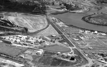 the new development of Port Whangarei...1973....
