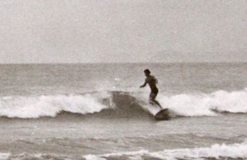 Nice shot of Brian King ...looking very accomplished!! All the King boys surfed well!
