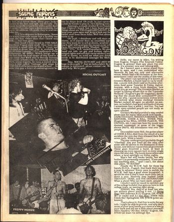 Maximum Rock n Roll Michigan scene report, issue #100, 1991.
