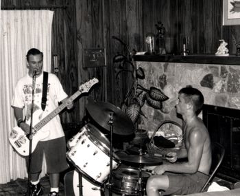 Band practice, July, 1991. #4 Photo by and courtesy of Ma Boyle.
