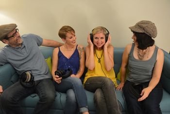 Stoneface Honey headphones Dan, Kate, Angie & Shirley
