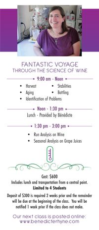 Educational Journey | Wine Laboratory Course