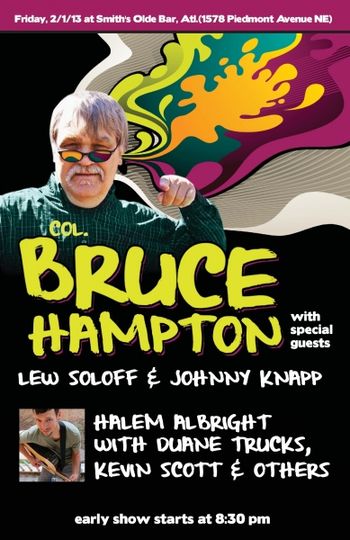 Col. Bruce Hampton,  poster by Dan Martin
