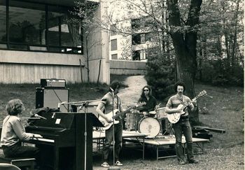 Playing in the band 1972 at Stony Brook - Les Paul Deluxe Gold Top
