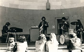 Playing at the Central Park Band Shell 1972 in front of about 6,000 people
