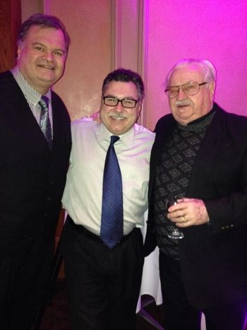 With Motown Recording Legend Trumpeeter (right) Johnny Trudell and (left) Dr. Michael Kennison
