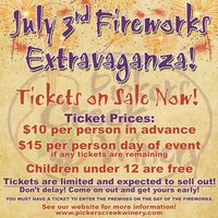 Pickers Creek Fireworks Extravaganza (FULL BAND)