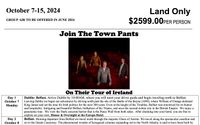 Get on TTP's Luxury IRELAND BUS TOUR! 