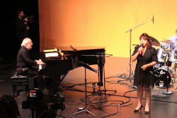 Leslie & Gerard at Lehman College Jazz Festival in New York.
