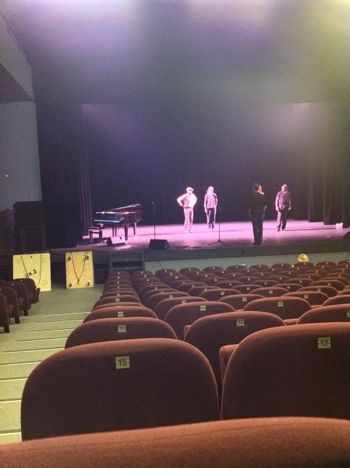 Dancers pre-concert L'Entrepot in Bordeaux, France.
