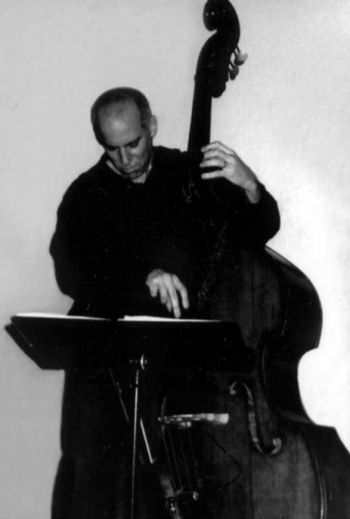 Domenic Genova bassist in my L.A. trio.
