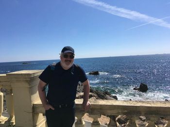 Gerard at the beach in Porto, Portugal.
