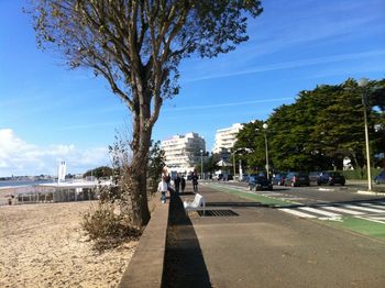 The coastal area of La Baule, France.
