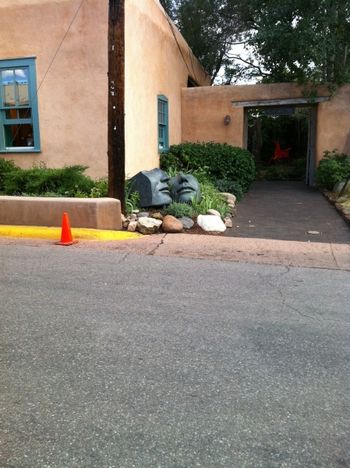 Heads in Santa Fe.
