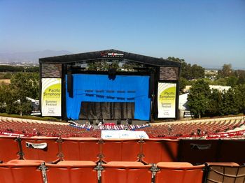 Sound Check at Verizon Wireless Amphitheater. Irvine, California.

