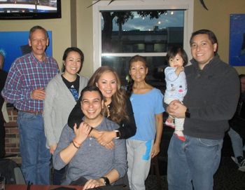 The Brown family, friends from CA.
