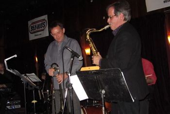 Chuck Manning and Joey Sellers work w/ Leslie Lewis & Gerard Hagen Trio at Kobe Steak House.
