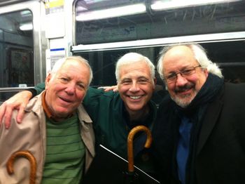 Russell, Joe and me in Paris on the metro.
