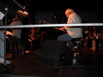 Gerard performing w/ Chieli Minucci at 2009 KSBR Bash concert, Mission Viejo, CA.
