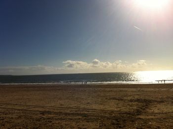 Shoreline at La Baule, France.
