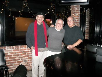 The Saturday night "Oysters" Trio Jack Prather, Gerard Hagen, Jerry Kalaf, Corona Del Mar, CA.

