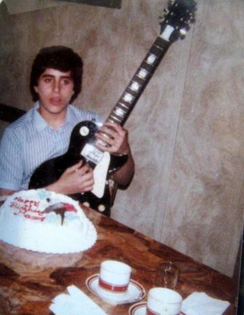 First electric guitar - Brooklyn, NY, 1984
