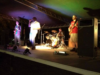 Daniel Everett Stepp (Bass)/ Tyson Rothrock (Drums)/ PJ Teague (Guitar) Greenwood,SC Fair 14'
