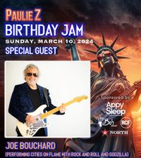 Joe Bouchard plays The Benefit for the David Z Foundation at 89 North in Patchouge LI, NY