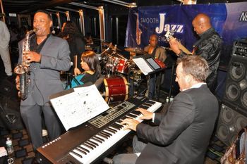 Encore_Band Alex Bougnon, Kim Waters, Angie, Maysa, Kevin Walker
