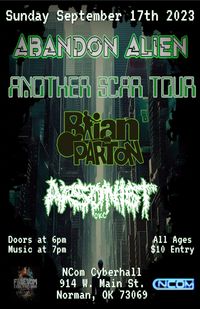 Abandon Alien's Another Scar Tour W/ Brian Parton, Arsonist OKC
