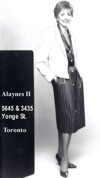 Elaine's new career as owner of two fashion stores in Toronto.
