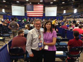 Winston (with Mary) - Elected to DNC - June 2016
